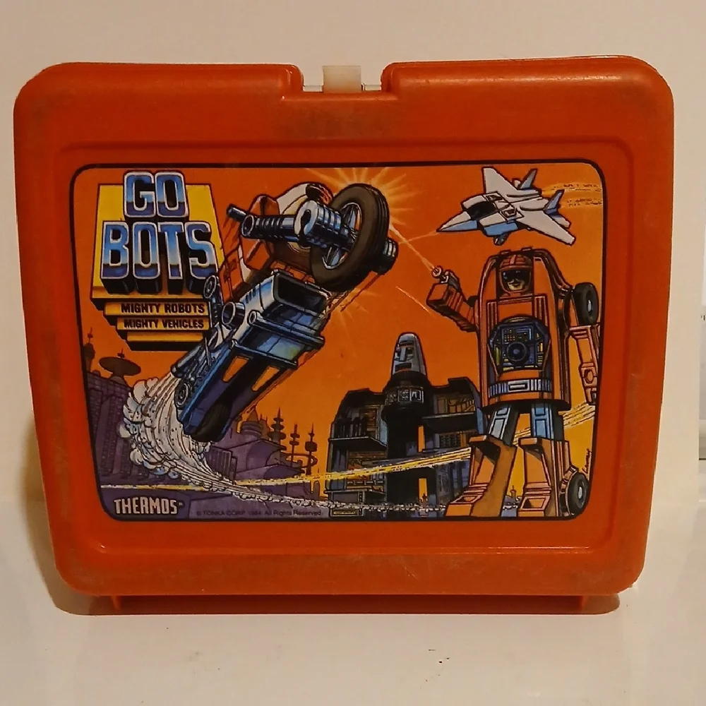 Thermos GoBots Orange Action Figure Playset